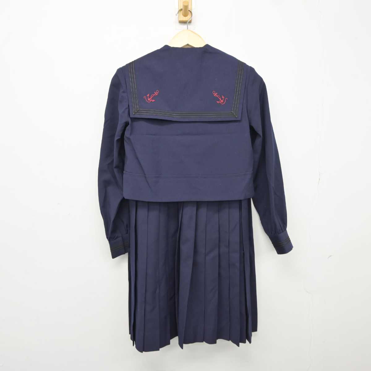 【中古】東京都 雙葉中学校高等学校 女子制服 4点 (セーラー服・スカート) sf042779