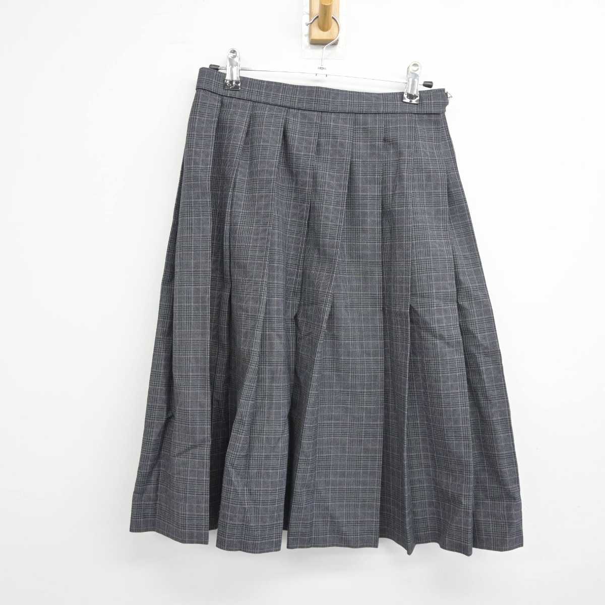 【中古】福岡県 伝習館高等学校 女子制服 4点 (ブレザー・シャツ・スカート) sf042786