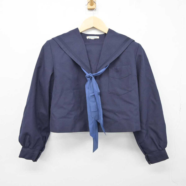 中古】大阪府 東大阪市立金岡中学校 女子制服 2点 (セーラー服