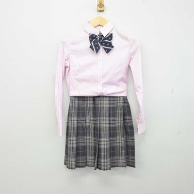 【中古】東京都 六本木高等学校 女子制服 3点 (シャツ・スカート) sf042809