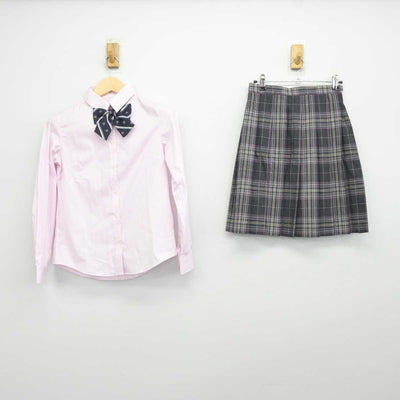 【中古】東京都 六本木高等学校 女子制服 3点 (シャツ・スカート) sf042809