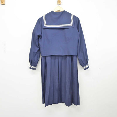 【中古】埼玉県 越谷市立武蔵野中学校 女子制服 3点 (セーラー服・ジャンパースカート) sf042811