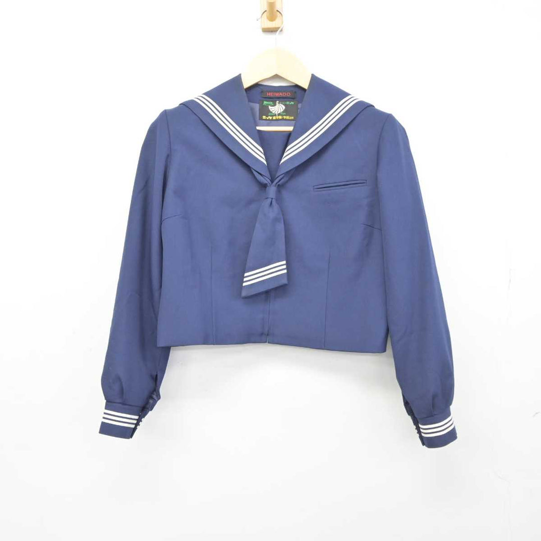 中古】埼玉県 越谷市立武蔵野中学校 女子制服 3点 (セーラー服・ジャンパースカート) sf042811 | 中古制服通販パレイド