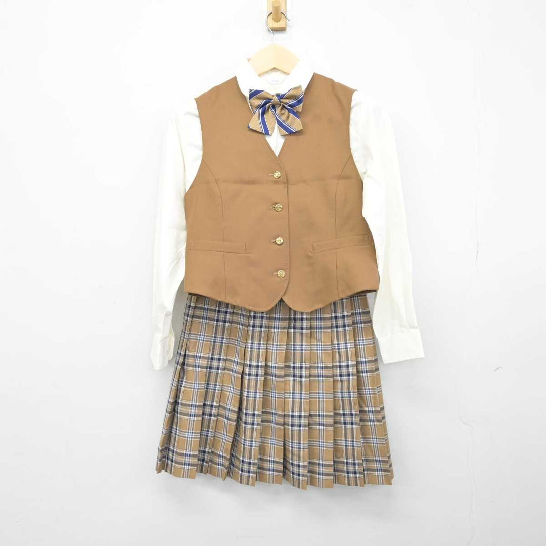 中古】栃木県 作新学院高等学校 女子制服 5点 (ブレザー・ベスト・シャツ・スカート) sf042814 | 中古制服通販パレイド