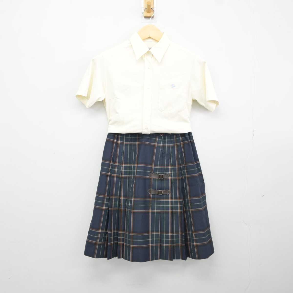 【中古】宮城県 仙台南高等学校 女子制服 2点 (シャツ・スカート) sf042828