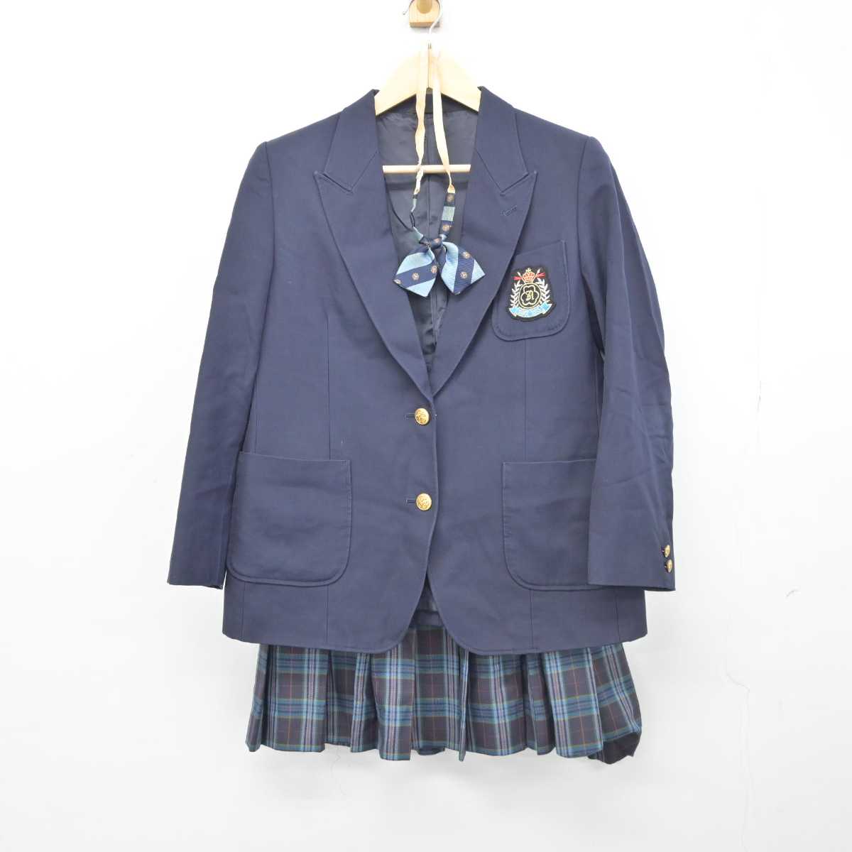 【中古】島根県 出雲農林高等学校 女子制服 4点 (ブレザー・スカート・スカート) sf042829