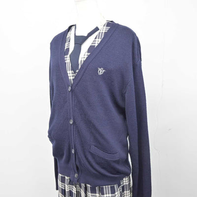 【中古】宮城県 聖和学園高等学校 女子制服 6点 (ブレザー・ニット・ベスト・スカート) sf042834