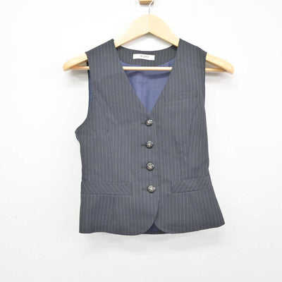 【中古】 事務服 女子制服 3点 (ベスト・シャツ・スカート) sf042848