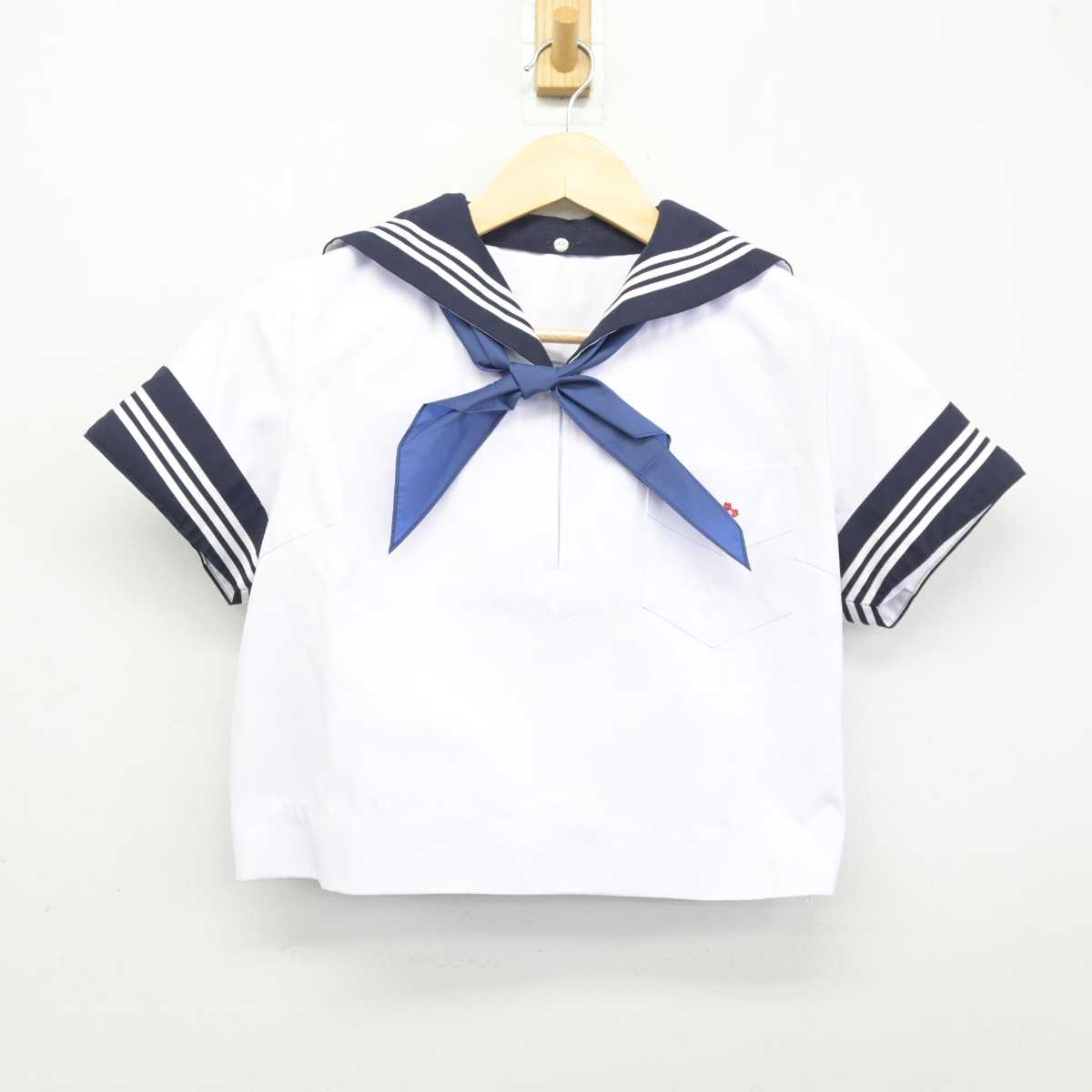 【中古】神奈川県 神奈川学園中学校 女子制服 2点 (セーラー服) sf042856