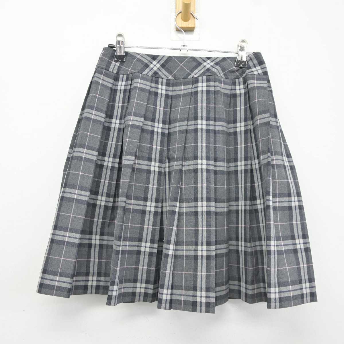 【中古】長野県 長野高等学校 女子制服 2点 (スカート) sf042860