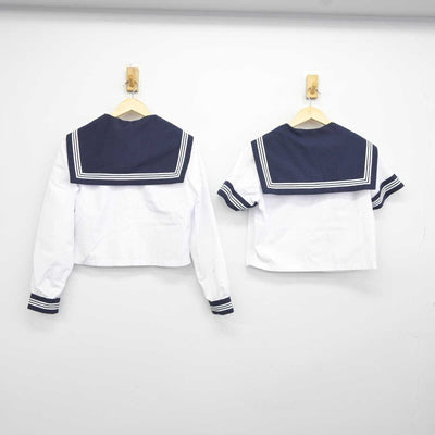 【中古】埼玉県 美原中学校 女子制服 3点 (セーラー服・スカート) sf042868