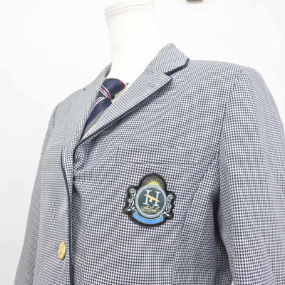 【中古】福岡県 博多学園 博多高等学校 女子制服 3点 (ブレザー・スカート) sf042874