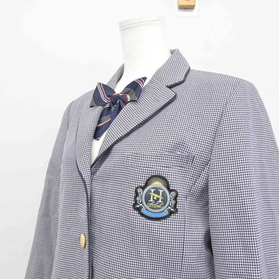 【中古】福岡県 博多学園 博多高等学校 女子制服 3点 (ブレザー・スカート) sf042875