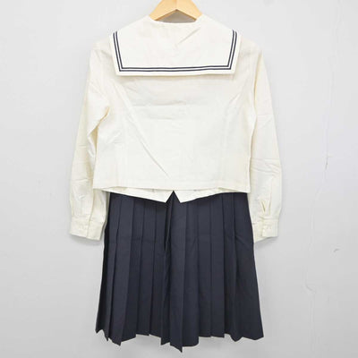 【中古】愛知県 桜花学園高等学校 女子制服 3点 (ニット・セーラー服・スカート) sf042889