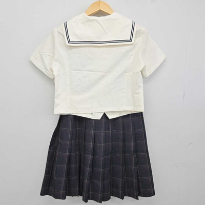 【中古】愛知県 桜花学園高等学校 女子制服 4点 (セーラー服・スカート) sf042890