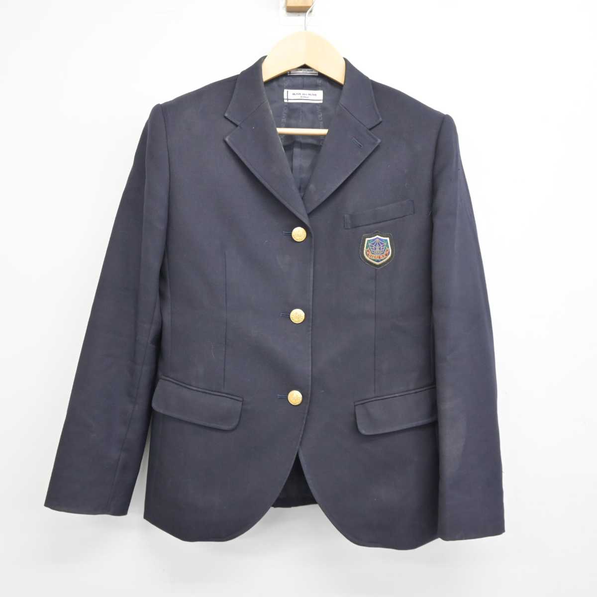 【中古】愛知県 尾関学園高等学校 女子制服 3点 (ブレザー・スカート) sf042898