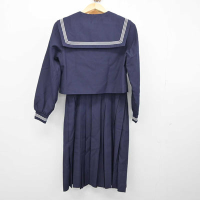 【中古】福岡県 筑紫女学園中学校 女子制服 2点 (セーラー服・ジャンパースカート) sf042905