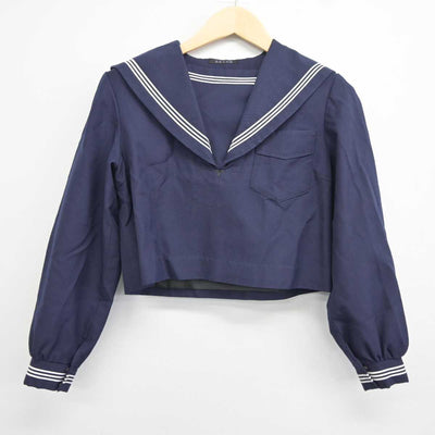 【中古】福岡県 筑紫女学園中学校 女子制服 2点 (セーラー服・ジャンパースカート) sf042906