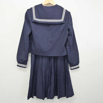 【中古】茨城県 東海南中学校 女子制服 3点 (セーラー服・スカート) sf042914