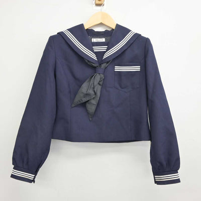 【中古】茨城県 東海南中学校 女子制服 3点 (セーラー服・スカート) sf042914