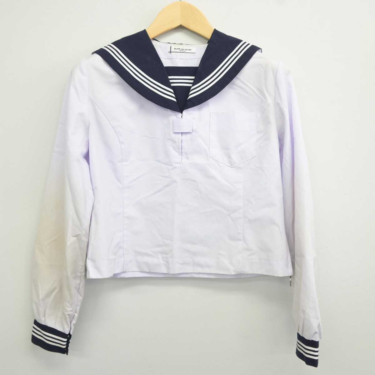 【中古】茨城県 東海南中学校 女子制服 3点 (セーラー服・セーラー服・スカート) sf042915