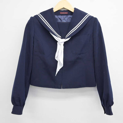 【中古】岐阜県 岐阜中部中学校 女子制服 3点 (セーラー服) sf042919