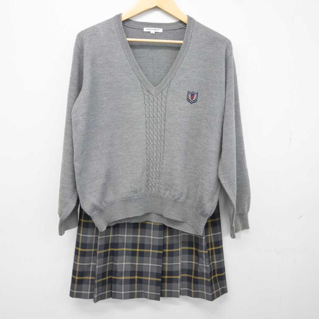 中古】東京都 桜丘高等学校 女子制服 3点 (ブレザー・ニット・スカート) sf042927 | 中古制服通販パレイド