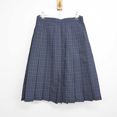 【中古】東京都 桜丘中学校高等学校 女子制服 2点 (ニットベスト・スカート) sf042938