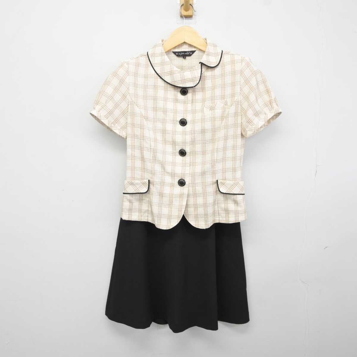 【中古】 事務服 女子制服 2点 (シャツ・スカート) sf042945