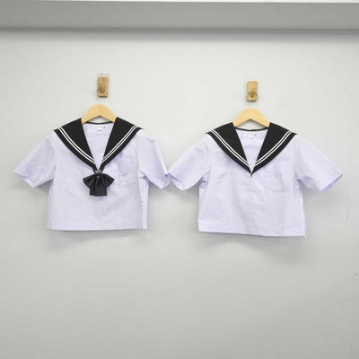 【中古】愛知県 豊川市立小坂井中学校 女子制服 4点 (セーラー服・スカート) sf042947