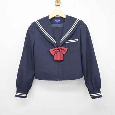 【中古】愛知県 豊川市立小坂井中学校 女子制服 3点 (セーラー服・スカート) sf042949