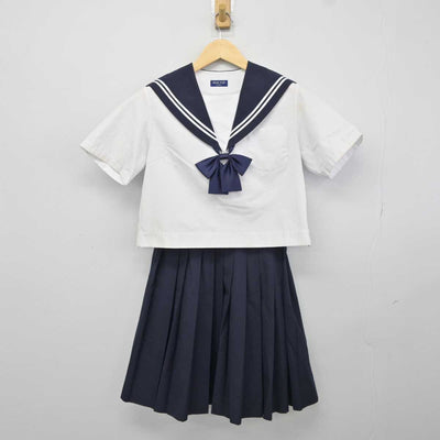 【中古】愛知県 豊川市立小坂井中学校 女子制服 4点 (セーラー服・スカート) sf042950