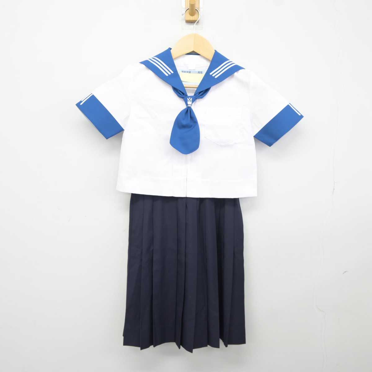 【中古】東京都 川村小学校 女子制服 4点 (セーラー服・スカート) sf042957