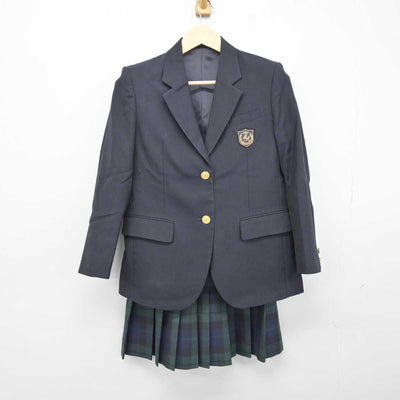 【中古】愛知県 愛知みずほ大学瑞穂高等学校 女子制服 2点 (ブレザー・スカート) sf042970