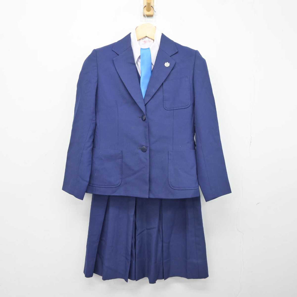 【中古】埼玉県 新座市立第六中学校 女子制服 5点 (ブレザー・ベスト・シャツ・スカート) sf042972