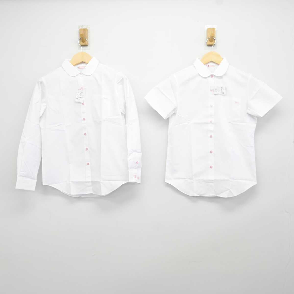 【中古】東京都 日本体育大学桜華高等学校 女子制服 2点 (シャツ・シャツ) sf042975