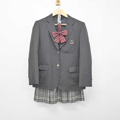 【中古】長野県 丸子修学館高等学校 女子制服 3点 (ブレザー・スカート) sf042977