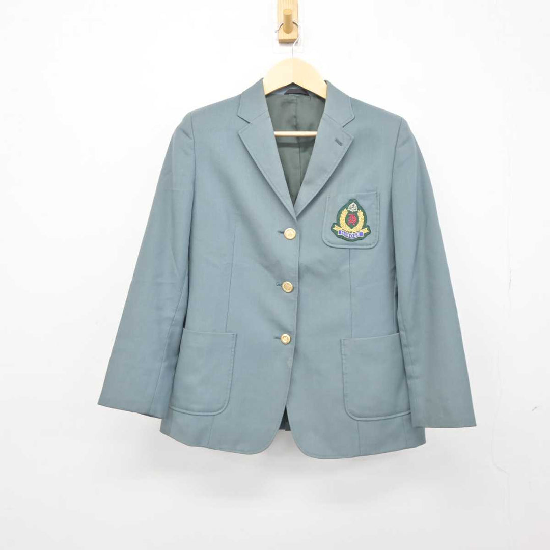 【中古】宮城県 仙台市立広瀬中学校 女子制服 3点 (ブレザー・スカート) sf042979