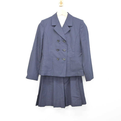 【中古】広島県 呉三津田高等学校 女子制服 4点 (ブレザー・ベスト・シャツ・スカート) sf042980