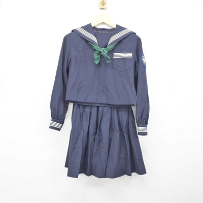 【中古】宮城県 常盤木学園高等学校 女子制服 3点 (セーラー服・スカート) sf042986