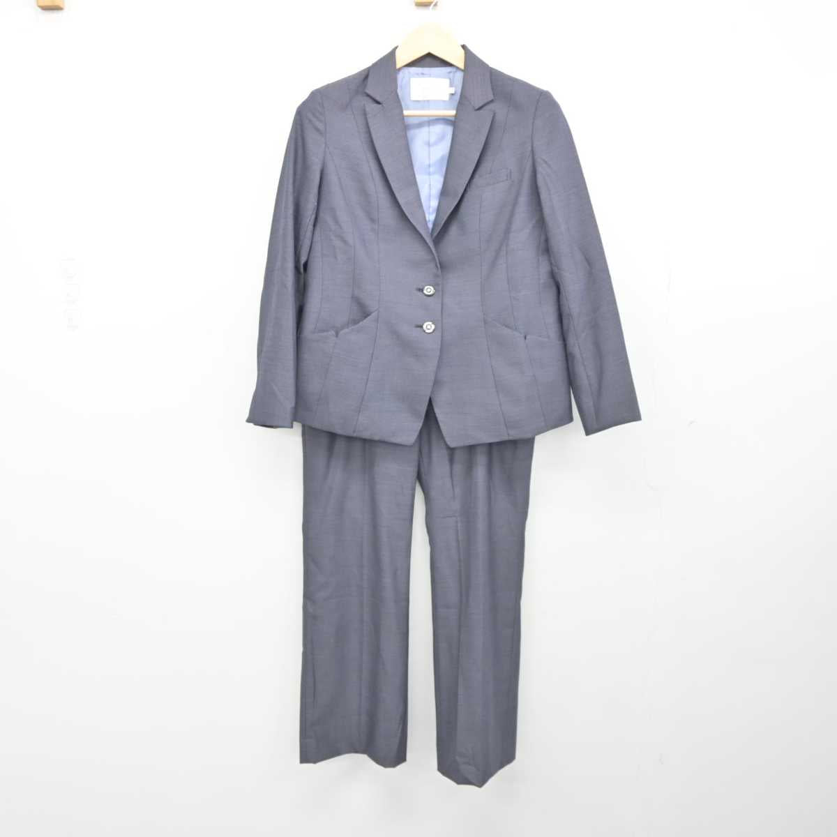 【中古】 企業制服 女子制服 2点 (ブレザー・ズボン) sf042999