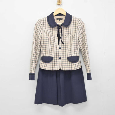 【中古】 事務服 女子制服 3点 (ブレザー・スカート) sf043007