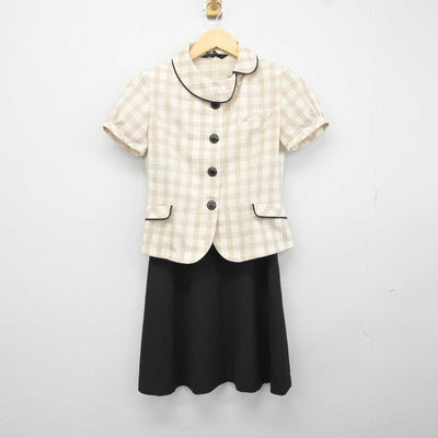 【中古】 事務服 女子制服 2点 (シャツ・スカート) sf043010