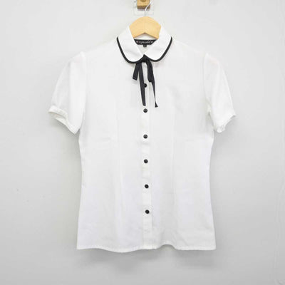 【中古】 事務服 女子制服 4点 (ニット・シャツ・スカート) sf043014