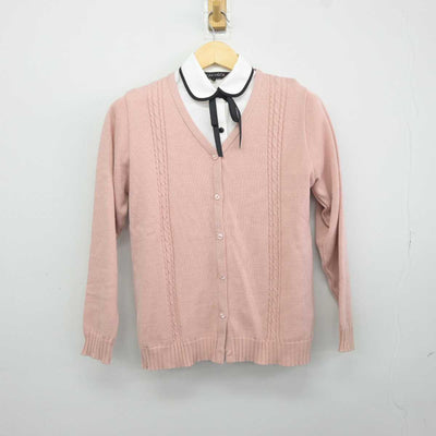 【中古】 事務服 女子制服 3点 (ニット・シャツ) sf043015