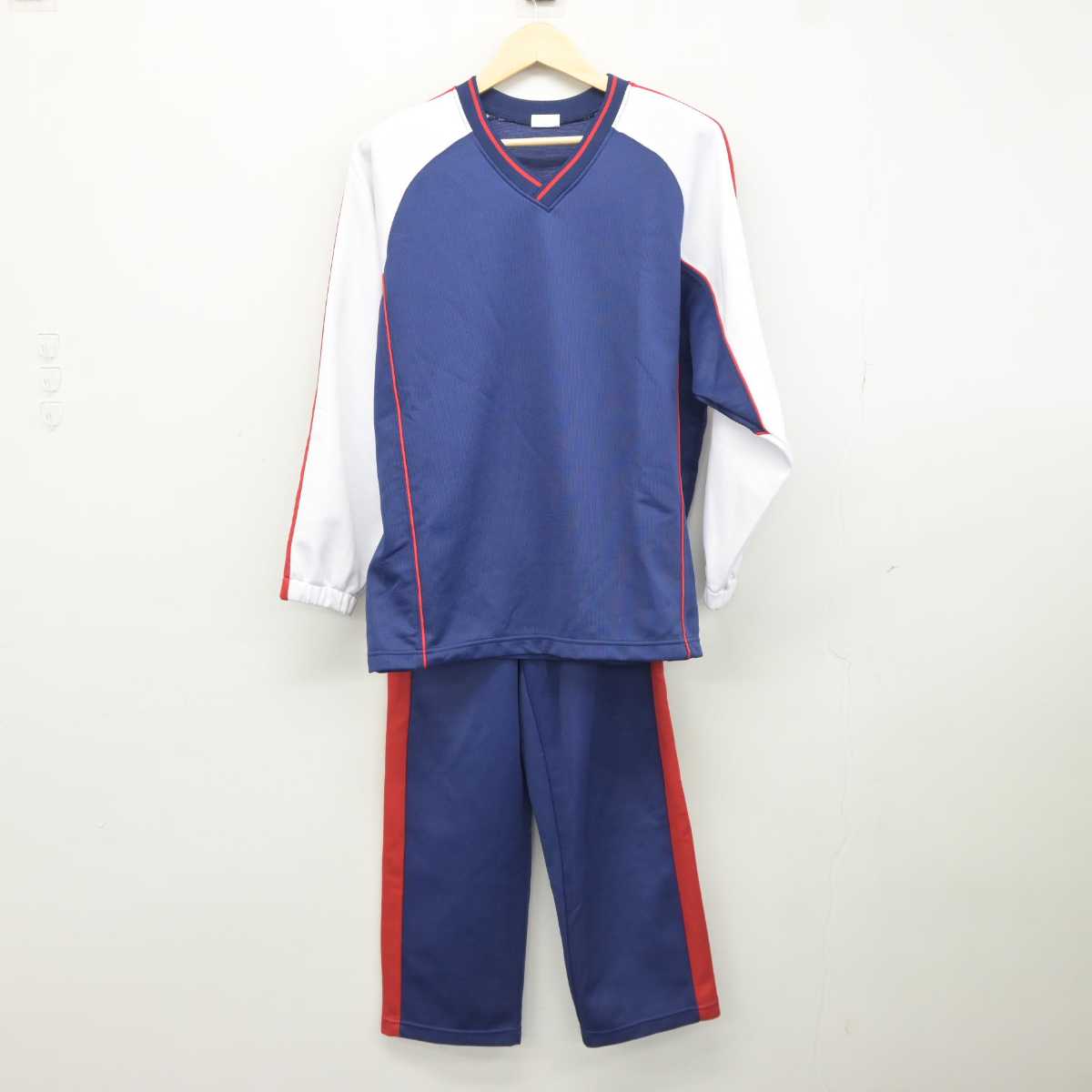 【中古】東京都 本所高等学校 女子制服 2点 (ジャージ 上・ジャージ 下) sf043021