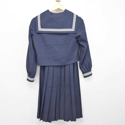 【中古】東京都 篠崎中学校 女子制服 3点 (セーラー服・ジャンパースカート) sf043022