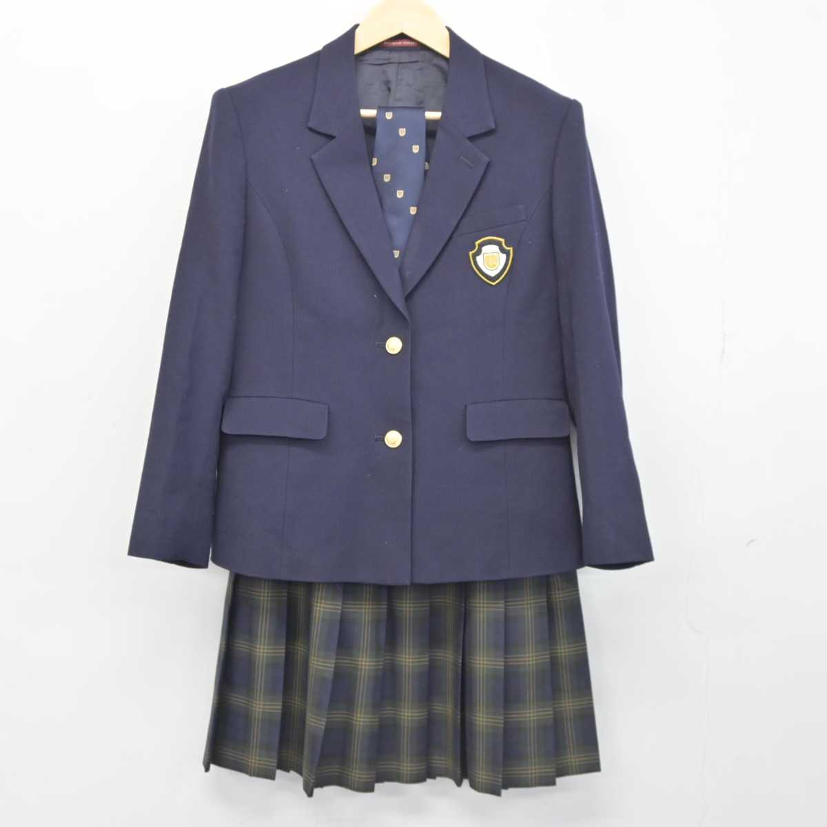 【中古】東京都 保谷高等学校 女子制服 4点 (ブレザー・スカート・スカート) sf043027