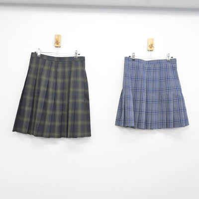 【中古】東京都 保谷高等学校 女子制服 4点 (ブレザー・スカート・スカート) sf043027