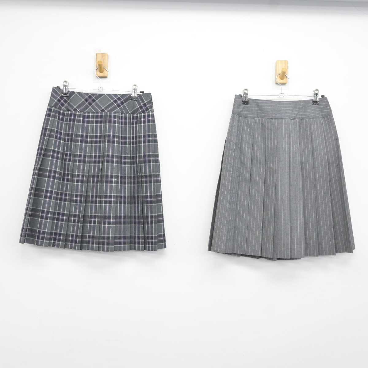 【中古】静岡県 常葉大学附属常葉高等学校 女子制服 2点 (スカート) sf043030